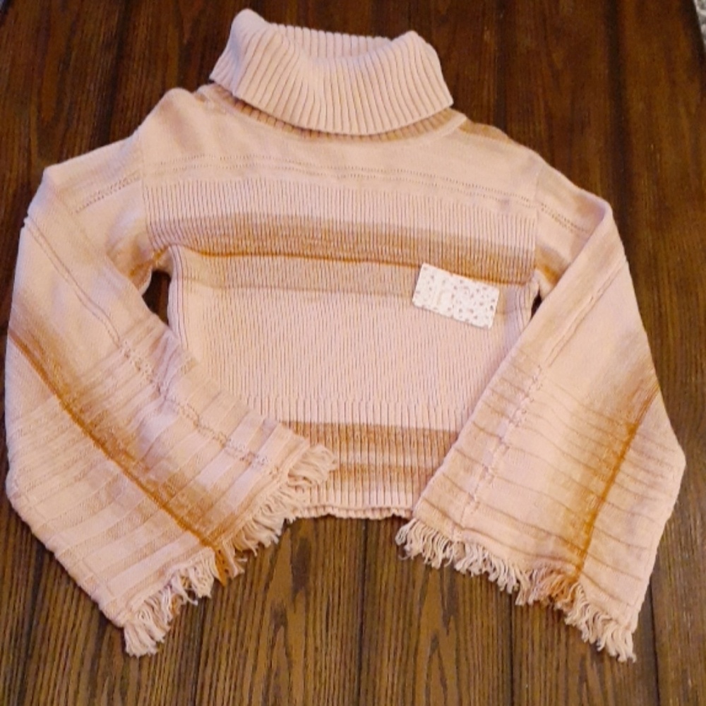 Free Peaple Sweater Striped Flared